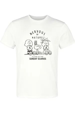 Peanuts Tričko z Nervous By Nature A Case Of The Sunday Scaries