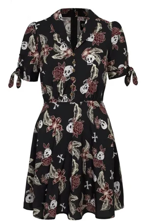 Hell Bunny Krátké šaty Rockabilly z Alani Mini Dress