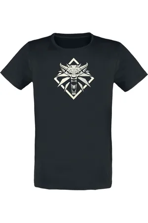 The Witcher Tričko Gaming z Medailon Wolf