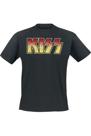 Kiss Tričko z Distressed Logo