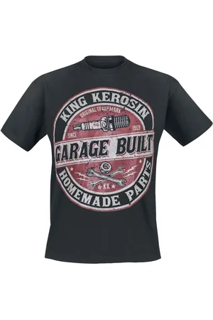 King kerosin Tričko Rockabilly z Garage Built