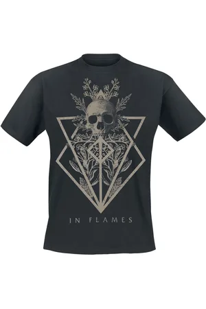 IN FLAMES Tričko z Skull