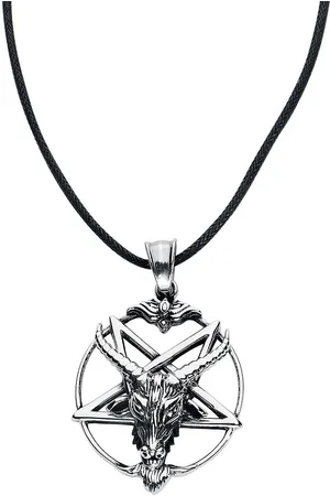 etNox hard and heavy Náhrdelník Gotika z - Goat Pentagram Unisex