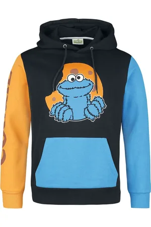 Sesamstraat Mikina s kapucí z Cookie Monster
