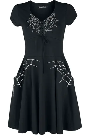 Rockabella Krátké šaty Gotika z Šaty Black Widow