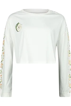 RED by EMP Tričko s dlouhým rukávem z Cropped Longsleeve With Frog Print