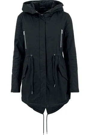 Urban classics Zimní bunda z Ladies Sherpa Lined Cotton Parka