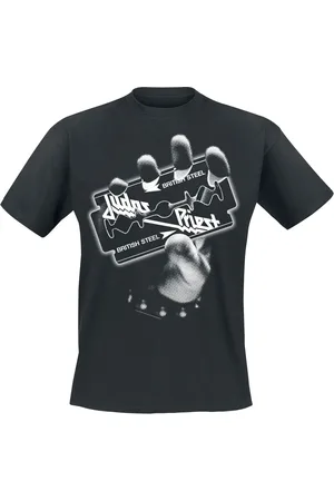 Judas Priest Tričko z British Steel Hand White