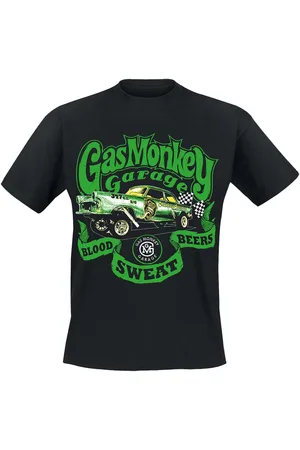 Gas Monkey Garage Tričko Rockabilly z Classic Car