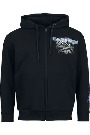 Iron Maiden Mikina s kapucí na zip z Square Chain