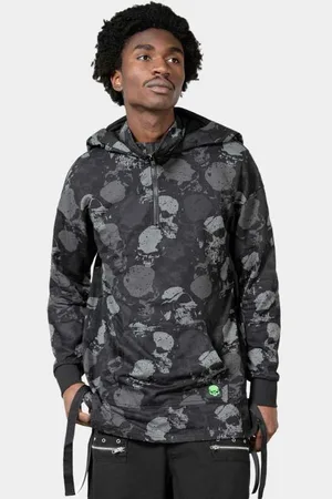 Killstar Mikina s kapucí Gotika z Tzompantli Oversized Hoodie