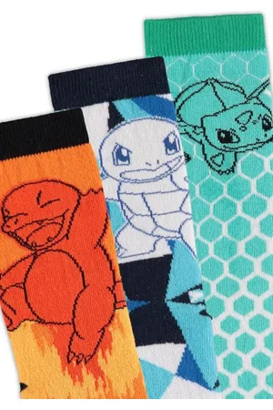 Pokemon Ponožky Gaming z Ponožky Charmander Bulbasaur Squirtle Elements