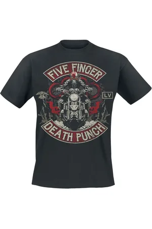 Five Finger Death Punch Tričko z Biker Skully