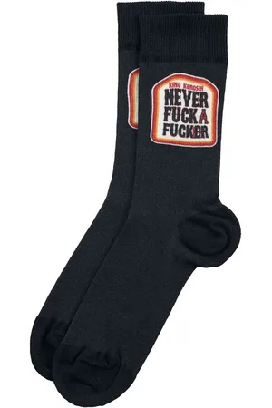 King kerosin Ponožky z Never Fuck A Fucker Socks