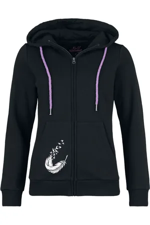 Full Volume Mikina s kapucí na zip z Back Wing Zipped Hoodie