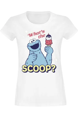 Sesamstraat Tričko z Cookie Monster