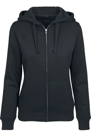 Build Your Brand Mikina s kapucí na zip z Dámská tepláková mikina na zip