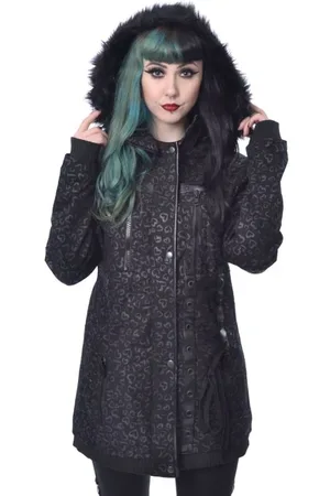 Poizen Industries Přechodní bundy Gotika z Leo Heart Jacket