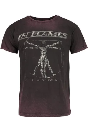 IN FLAMES Tričko z Clayman Vitruvian