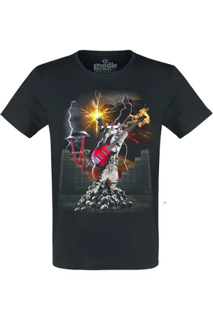 Goodie Two Sleeves Tričko z Heavy Metal Cat