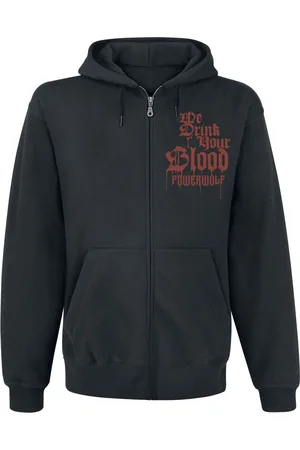 Powerwolf Mikina s kapucí na zip z We Drink Your Blood