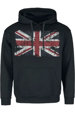GASOLINE BANDIT Mikina s kapucí z Union Jack