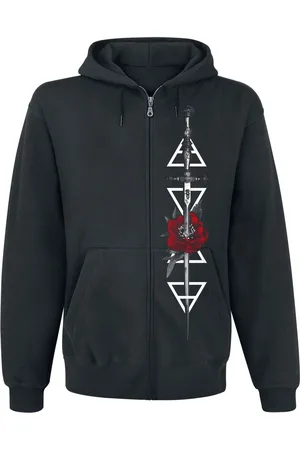 Blackcraft Cult Mikina s kapucí na zip Gotika z Eternal Love FB Zip Hoodie
