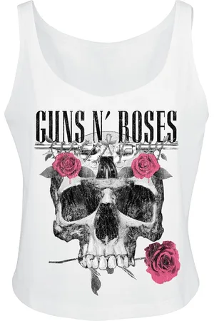 Guns N´Roses Top z Flower Skull