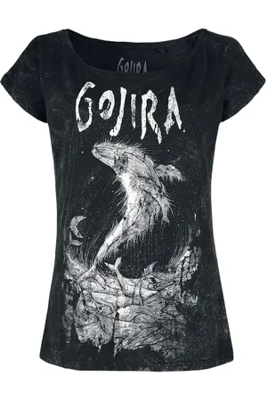 Gojira Tričko z Wood Block Whales