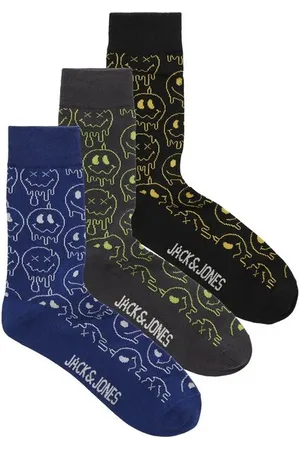 JACK & JONES Ponožky z Balení 3 párů ponožek JACMELTED SMILE LN