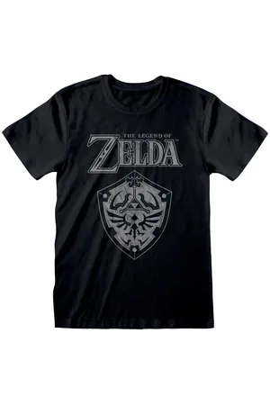 The Legend of Zelda Tričko Gaming z Distressed Shield