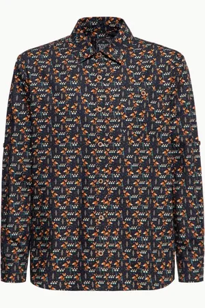 King kerosin Dlouhý rukáv z AOP Vintage Suit Shirts Foxy