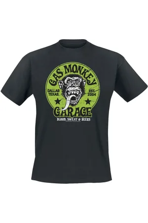 Gas Monkey Garage Tričko z Green Logo