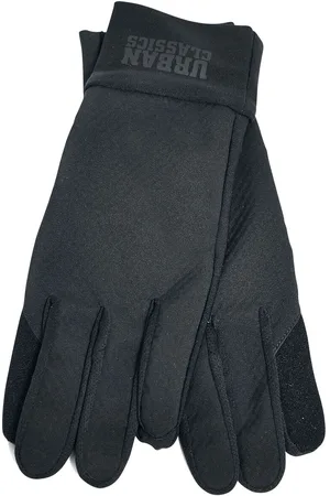 Urban classics Rukavice z - Rukavice s logem na lemu Unisex