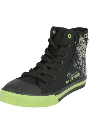 Rock Rebel Vysoké tenisky Rock z Tenisky s old scool cyber lebkou