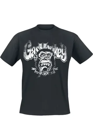 Gas Monkey Garage Tričko Rockabilly z Distressed Monkey