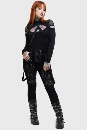 Killstar Plátěné kalhoty Gotika z Baphster Jeans