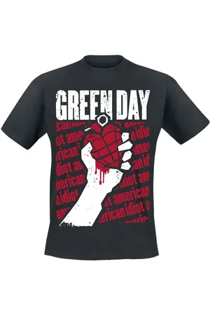 Green Day Tričko z Diagonal Printed