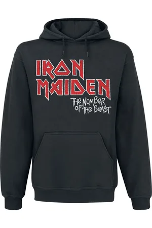 Iron Maiden Mikina s kapucí z Vintage Logo Faded Edge Album