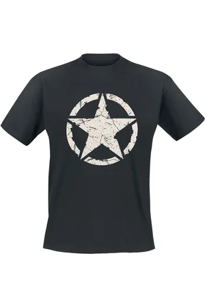 GASOLINE BANDIT Tričko Rockabilly z Army Star