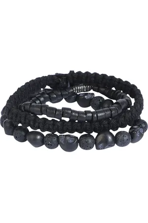 Rock Rebel Sada náramků Rock z - Náramek Skull Unisex