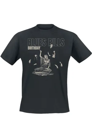 Blues Pills Tričko z Birthday Outline
