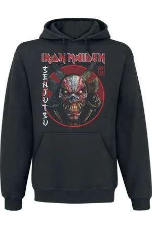 Iron Maiden Mikina s kapucí z Senjutsu Eddie Face Circle
