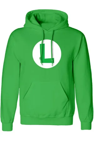 Super Mario Mikina s kapucí Gaming z Luigi Badge
