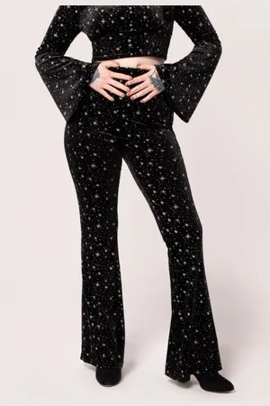 Hell Bunny Plátěné kalhoty z Vela Trousers