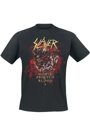 Slayer Tričko z World Painted Blood Skulls 2024