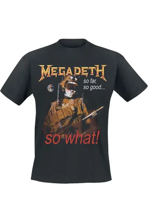 Megadeth Tričko z So What Vintage Tracklist
