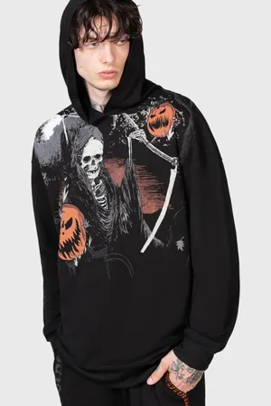 Killstar Mikina s kapucí Gotika z Scythe Oversized Hoodie