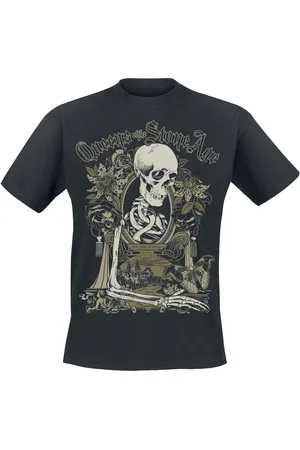 Queens Of The Stone Age Tričko z Flourish Skull
