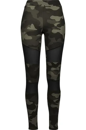 Urban classics Legíny z Dámské síťovinové legíny s kamufláž vzorem